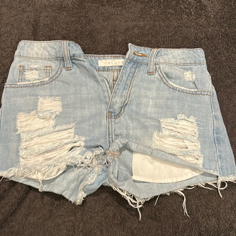 Women’s Ripped Jean Shorts